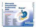 booklet - Slovenská internistická konferencia 2001 - Solvay (zadná strana)