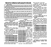 Instruction for solving painted crosswords