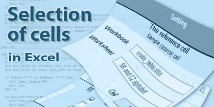 Sophisticated Selection of Cells in Excel