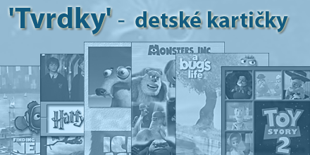 Detské kartičky - Tvrdky