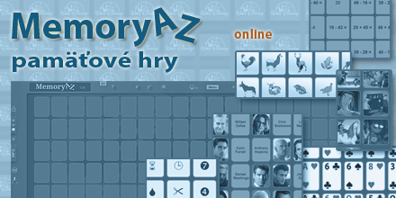 MemoryAZ (pamäťové hry) - online