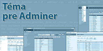 Téma pre Adminer